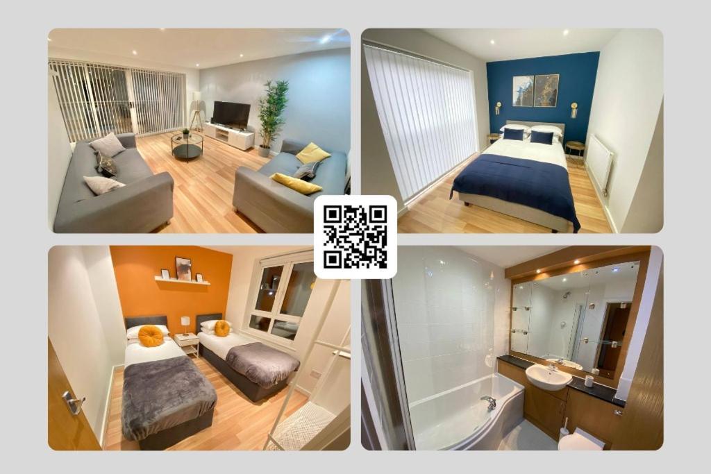 Large 5-Bed City Centre Townhouse With Secure Parking Manchester Eksteriør bilde
